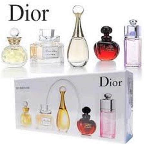 dior 5 in 1 perfume set|Dior aftershave gift set.